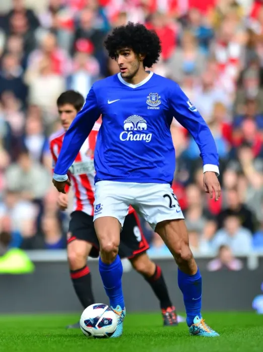 Framed Print : Marouane Fellaini Leads Everton in Intense BPL Battle at Stadium of Light Against Sunderland (Everton 0 - Sunderland 1, 20-04-2013) Framed Print : Marouane Fellaini Leads Everton in Intense BPL Battle at Stadium of Light Against Sunderland (Everton 0 - Sunderland 1, 20-04-2013)