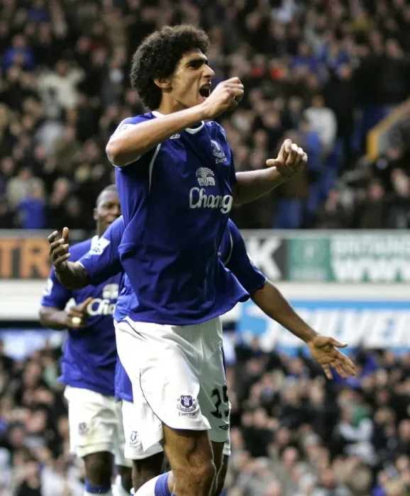 Framed Print : Marouane Fellaini Scores First Everton Goal: Everton vs Manchester United, Barclays Premier League, Goodison Park, 25 / 10 / 08 Framed Print : Marouane Fellaini Scores First Everton Goal: Everton vs Manchester United, Barclays Premier League, Goodison Park, 25 / 10 / 08