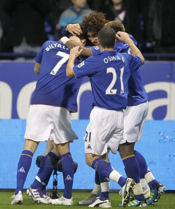 Framed Print : Marouane Fellaini Scores the Opener: Everton's Thrilling Victory at Reebok Stadium vs. Bolton Wanderers, Barclays Premier League (November 2011) Framed Print : Marouane Fellaini Scores the Opener: Everton's Thrilling Victory at Reebok Stadium vs. Bolton Wanderers, Barclays Premier League (November 2011)