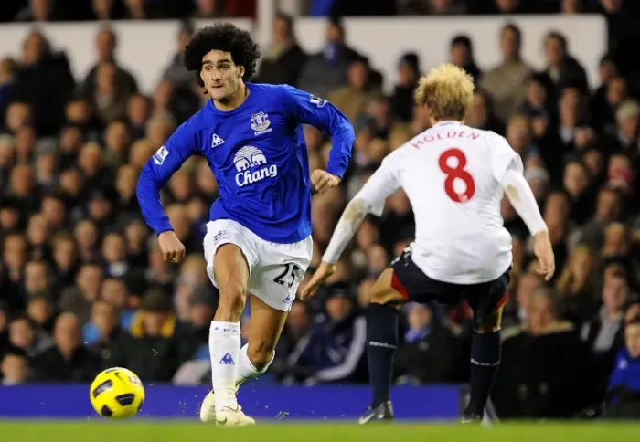 Framed Print : Marouane Fellaini vs. Stuart Holden: A Premier League Showdown at Goodison Park (10 November 2010) Framed Print : Marouane Fellaini vs. Stuart Holden: A Premier League Showdown at Goodison Park (10 November 2010)