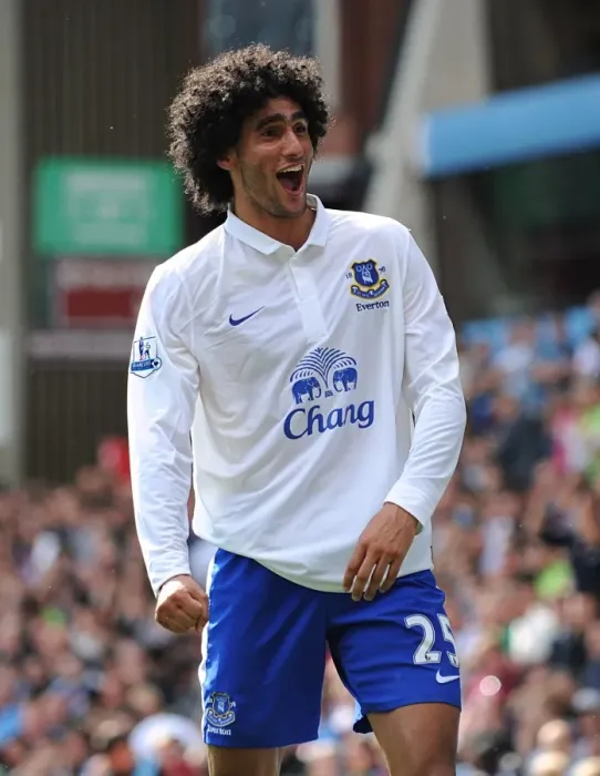 Framed Print : Marouane Fellaini's Brace: Everton's Triumph over Aston Villa (3-1, August 25, 2012, Villa Park) Framed Print : Marouane Fellaini's Brace: Everton's Triumph over Aston Villa (3-1, August 25, 2012, Villa Park)