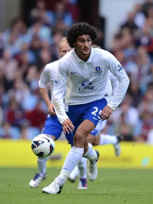 Framed Print : Marouane Fellaini's Brilliant Performance: Everton's Triumph Over Aston Villa (3-1, August 25, 2012) Framed Print : Marouane Fellaini's Brilliant Performance: Everton's Triumph Over Aston Villa (3-1, August 25, 2012)