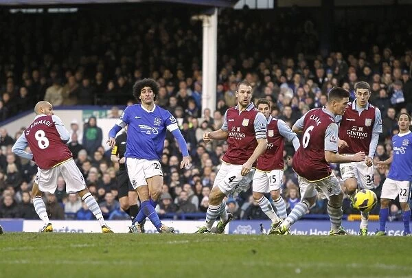 Marouane Fellaini's Dramatic Equalizer: Everton 3-3 Aston Villa (02-02-2013)