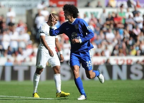 Marouane Fellaini's Epic Goal: Everton's 3-0 Victory over Swansea City (September 22, 2012)