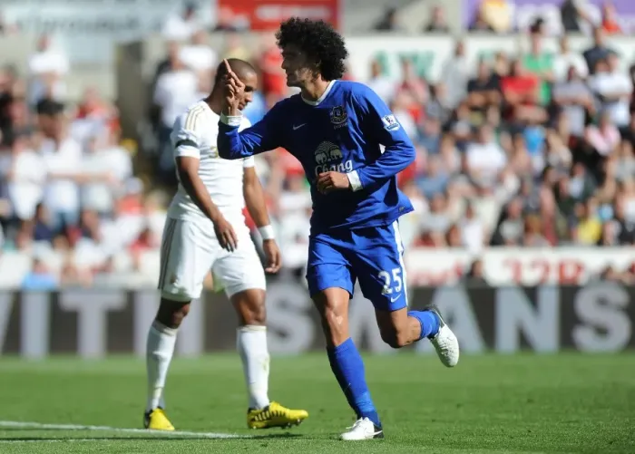 Framed Print : Marouane Fellaini's Epic Goal: Everton's 3-0 Victory over Swansea City (September 22, 2012) Framed Print : Marouane Fellaini's Epic Goal: Everton's 3-0 Victory over Swansea City (September 22, 2012)