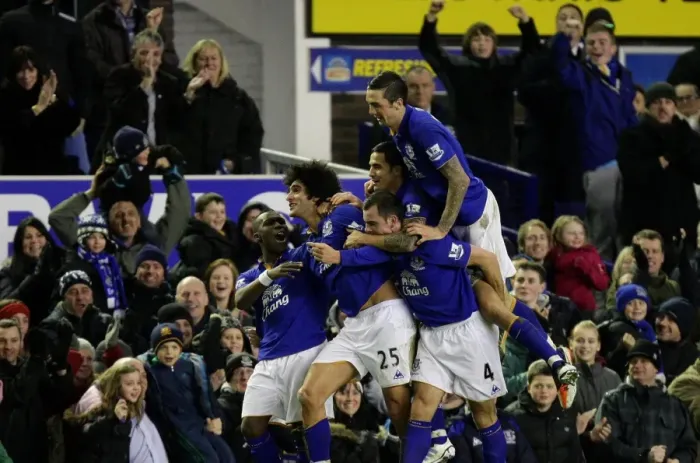 Framed Print : Marouane Fellaini's FA Cup Goal: Everton's Second Strike Against Fulham (January 2012) Framed Print : Marouane Fellaini's FA Cup Goal: Everton's Second Strike Against Fulham (January 2012)