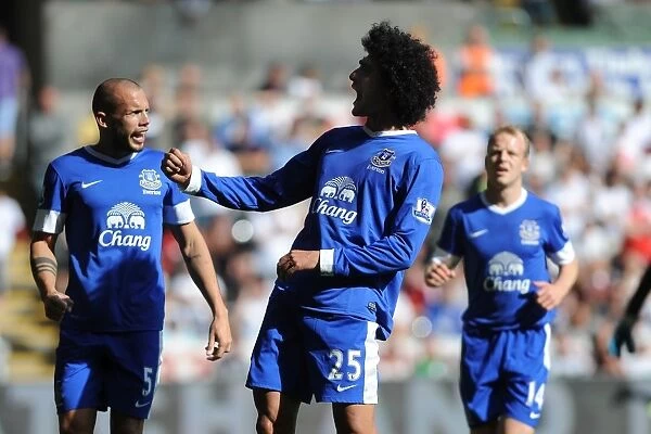 Marouane Fellaini's Hat-Trick: Everton Crushes Swansea City 3-0 (22-09-2012)
