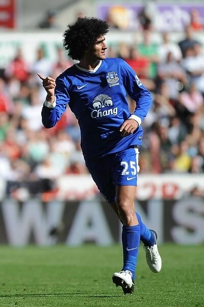 Marouane Fellaini's Thrilling Goal: Everton's 3-0 Triumph over Swansea City (September 22, 2012)