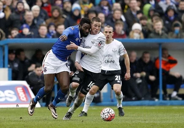 McCarthy vs Ibehre: Everton's James McCarthy and Carlisle United's Jabo Ibehre Clash in FA Cup Fourth Round