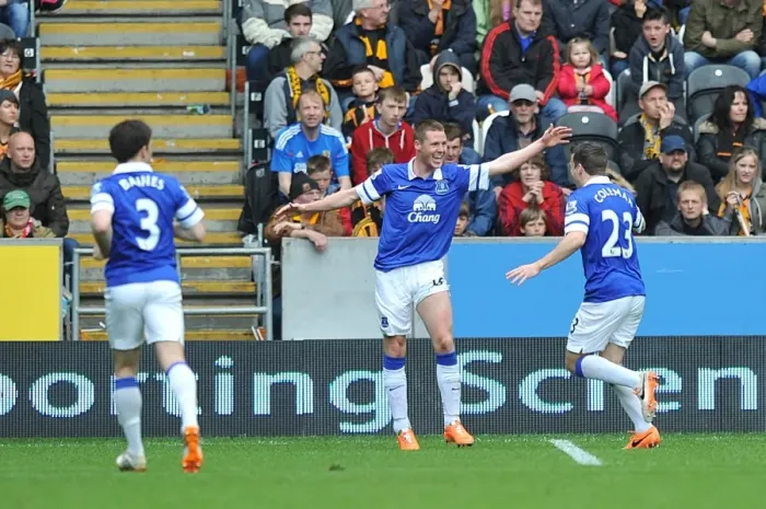 Framed Print : McCarthy's Stunner: Everton's Opening Goal vs. Hull City (11-05-2014, Barclays Premier League) Framed Print : McCarthy's Stunner: Everton's Opening Goal vs. Hull City (11-05-2014, Barclays Premier League)