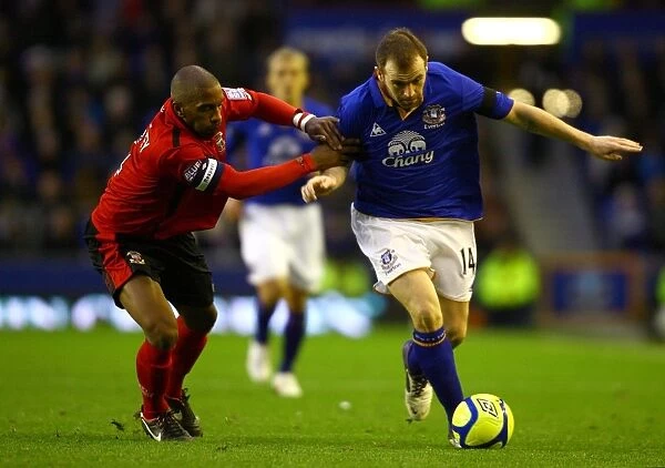 McFadden vs. Courtney: Everton vs. Tamworth's Intense FA Cup Battle at Goodison Park (January 2012)