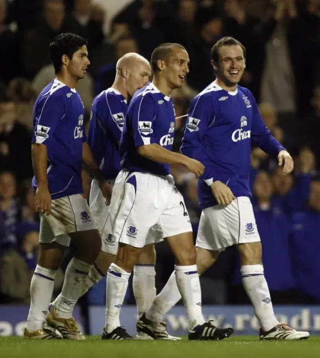 Framed Print : McFadden's Hat-Trick: Everton's Dominance Over Luton Town at Goodison Park (24 / 10 / 06) Framed Print : McFadden's Hat-Trick: Everton's Dominance Over Luton Town at Goodison Park (24 / 10 / 06)