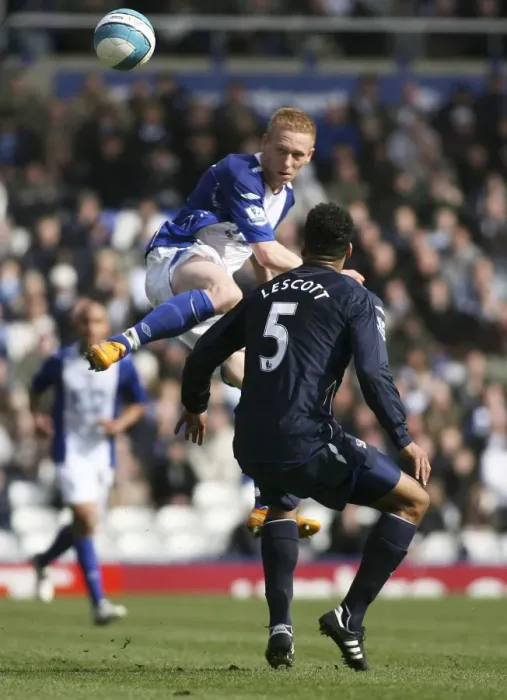 Framed Print : Mikael Forssell in Action: Birmingham City vs. Everton (April 12, 2008, Barclays Premier League) Framed Print : Mikael Forssell in Action: Birmingham City vs. Everton (April 12, 2008, Barclays Premier League)
