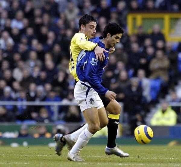 Mikel Arteta. Football - Everton v Manchester City FA Barclays Premiership