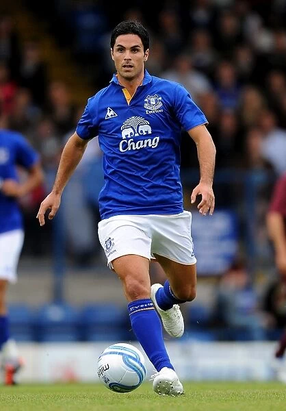 Mikel Arteta Leads Everton FC in Pre-Season Friendly Against Bury at Gigg Lane (2011)