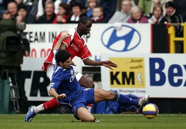 Mikel Arteta vs. Djimi Traore: The Intense Clash at Charlton vs. Everton