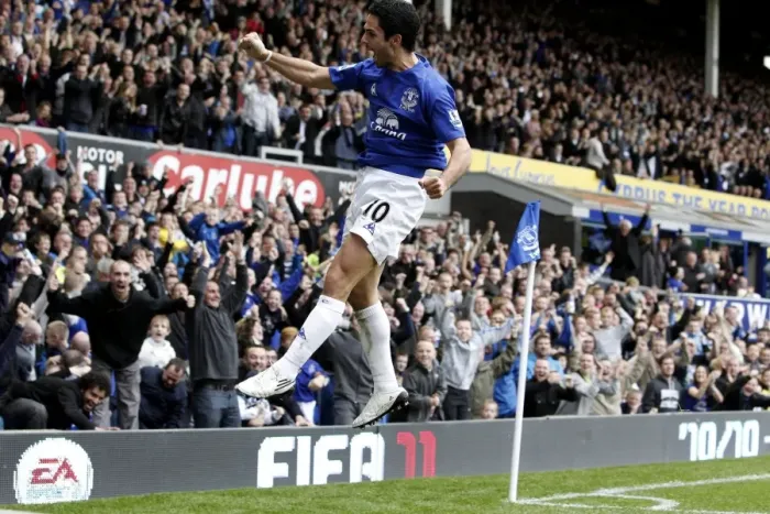 Framed Print : Mikel Arteta's Double: Everton's Thrilling Victory over Liverpool at Goodison Park Framed Print : Mikel Arteta's Double: Everton's Thrilling Victory over Liverpool at Goodison Park
