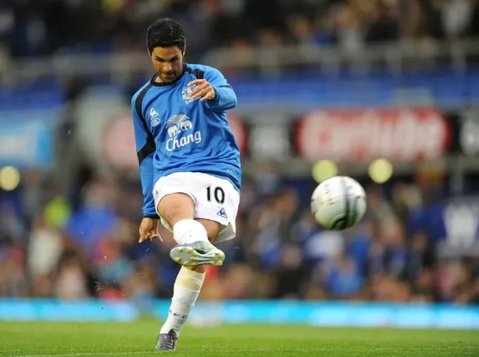 Framed Print : Mikel Arteta's Intense Focus: Everton's Pre-Match Training Before Carling Cup Showdown against Huddersfield Town at Goodison Park Framed Print : Mikel Arteta's Intense Focus: Everton's Pre-Match Training Before Carling Cup Showdown against Huddersfield Town at Goodison Park