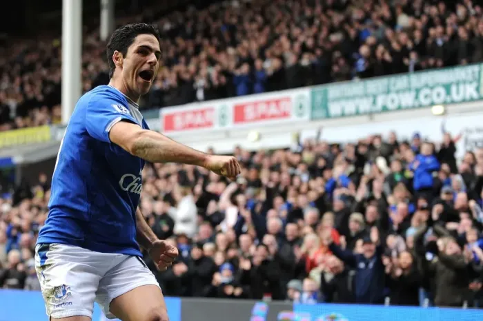 Framed Print : Mikel Arteta's Thriller: Everton Takes the Lead Against Bolton Wanderers in Premier League Action at Goodison Park Framed Print : Mikel Arteta's Thriller: Everton Takes the Lead Against Bolton Wanderers in Premier League Action at Goodison Park