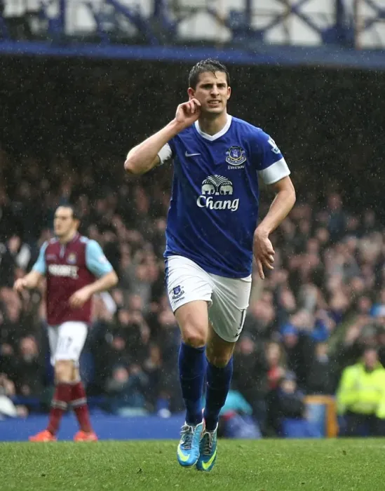 Framed Print : Mirallas Double: Everton's 2-0 Lead Over West Ham United in Premier League (May 12, 2013 - Goodison Park) Framed Print : Mirallas Double: Everton's 2-0 Lead Over West Ham United in Premier League (May 12, 2013 - Goodison Park)