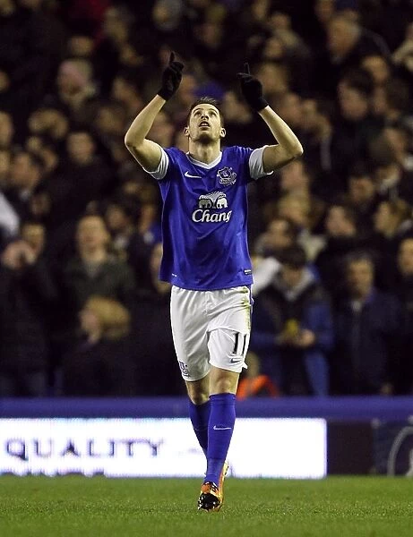 Mirallas Scores Opening Goal: Everton's FA Cup Victory Over Oldham Athletic (Feb 2013)