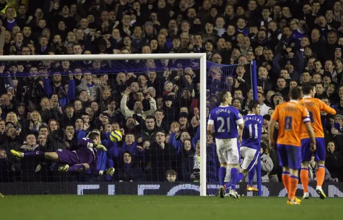 Framed Print : Mirallas Strikes First: Everton's FA Cup Fifth Round Replay Win Against Oldham Athletic (26-02-2013) Framed Print : Mirallas Strikes First: Everton's FA Cup Fifth Round Replay Win Against Oldham Athletic (26-02-2013)
