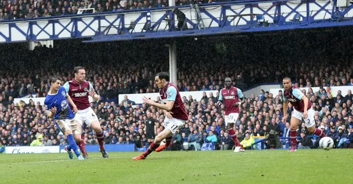Framed Print : Mirallas Strikes First: Everton's Victory over West Ham United (12-05-2013, Goodison Park) Framed Print : Mirallas Strikes First: Everton's Victory over West Ham United (12-05-2013, Goodison Park)