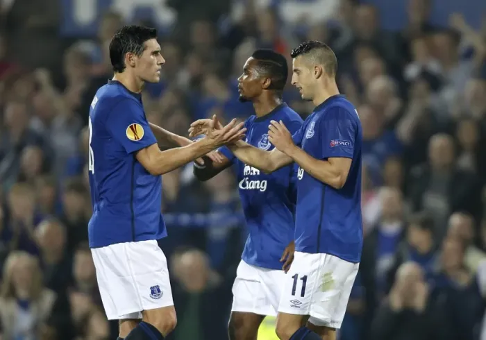 Framed Print : Mirallas's Brace: Everton's Europa League Victory Over VfL Wolfsburg and FK Krasnodar Framed Print : Mirallas's Brace: Everton's Europa League Victory Over VfL Wolfsburg and FK Krasnodar