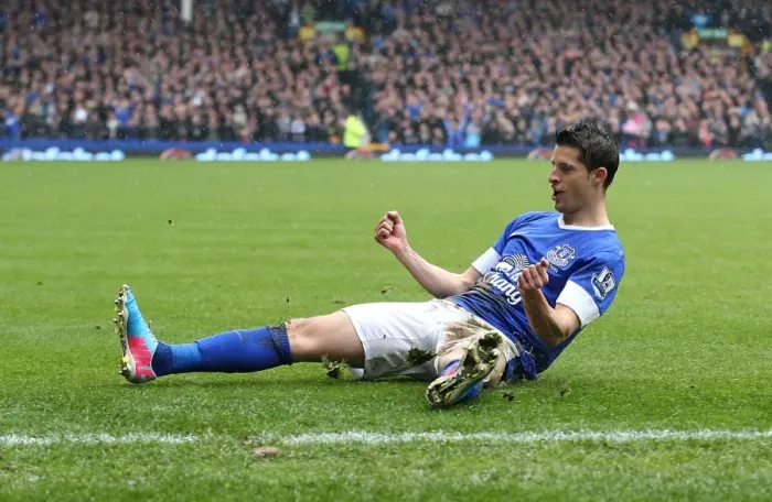 Framed Print : Mirallas's Strike: Everton's First Goal Against West Ham in BPL (12-05-2013) Framed Print : Mirallas's Strike: Everton's First Goal Against West Ham in BPL (12-05-2013)