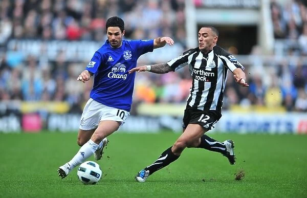 Moment of Tension: Danny Simpson vs. Mikel Arteta, Newcastle United vs. Everton, Premier League (2011)