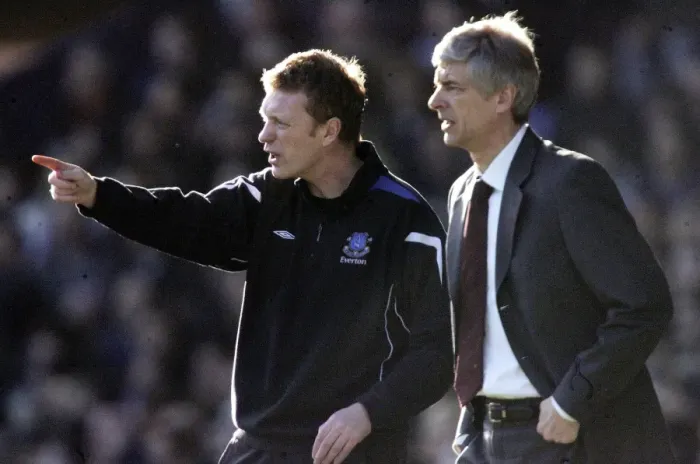Framed Print : Moyes vs. Wenger: An Intense Football Rivalry on the Touchline Framed Print : Moyes vs. Wenger: An Intense Football Rivalry on the Touchline