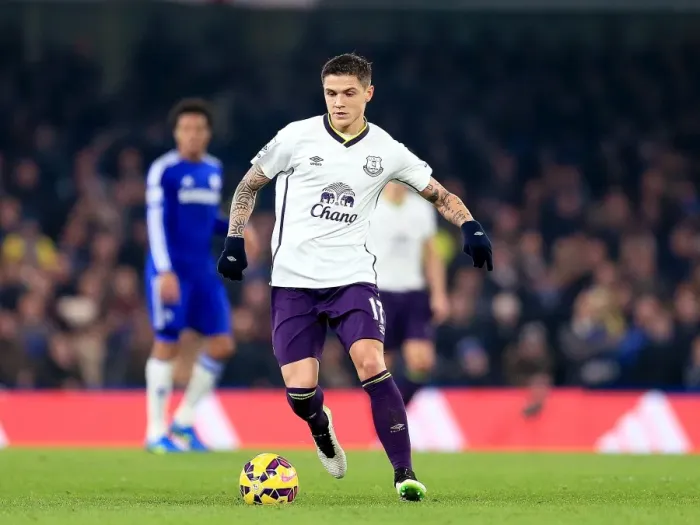Framed Print : Muhamed Besic vs. Chelsea: Everton's Midfielder Faces Off at Stamford Bridge - Barclays Premier League Framed Print : Muhamed Besic vs. Chelsea: Everton's Midfielder Faces Off at Stamford Bridge - Barclays Premier League