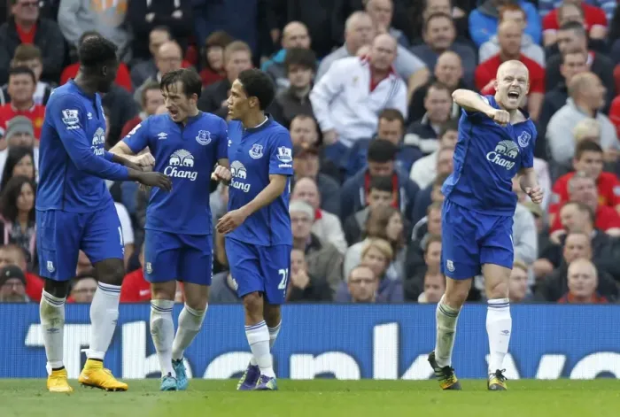Framed Print : Naismith Strikes First: Everton's Upset Win at Old Trafford, 2014 Framed Print : Naismith Strikes First: Everton's Upset Win at Old Trafford, 2014
