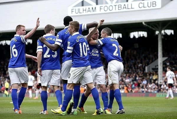 Naismith's Deflected Goal: Everton's Triumph over Fulham (30-03-2014)