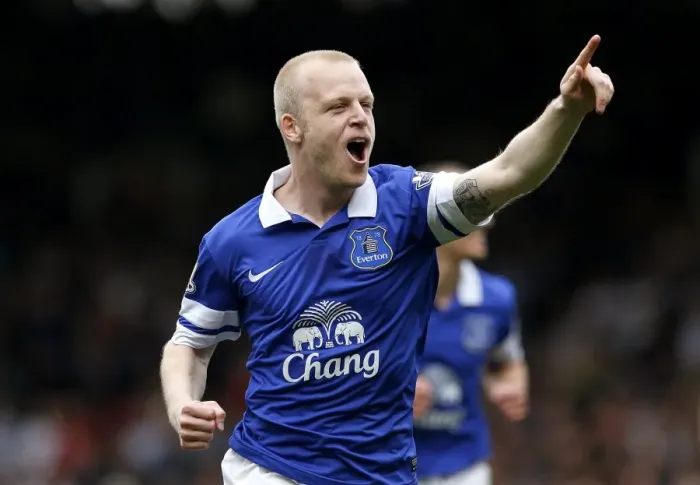 Framed Print : Naismith's Deflected Stunner: Everton's Victory Over Fulham in Premier League (30-03-2014) Framed Print : Naismith's Deflected Stunner: Everton's Victory Over Fulham in Premier League (30-03-2014)