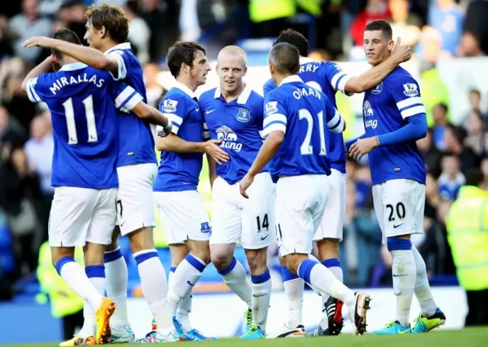 Framed Print : Naismith's Stunner: Everton's 1-0 Victory Over Chelsea (September 14, 2013, Barclays Premier League, Goodison Park) Framed Print : Naismith's Stunner: Everton's 1-0 Victory Over Chelsea (September 14, 2013, Barclays Premier League, Goodison Park)