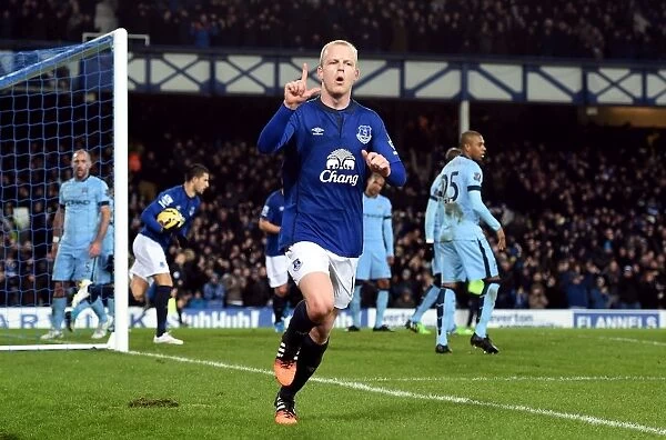 Naismith's Stunner: Everton's Dramatic Comeback against Manchester City - 1-1 in the Premier League (Goodison Park)