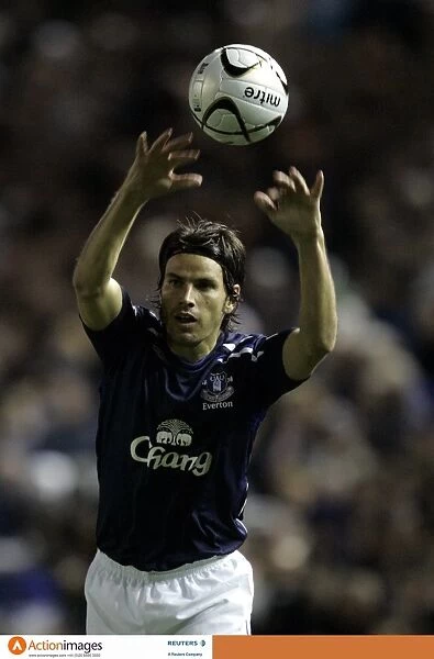 Nuno Valente in Action: Everton vs. Sheffield Wednesday, Carling Cup Third Round, 2007