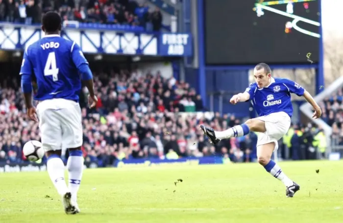 Framed Print : Osman Strikes: Everton's FA Cup Quarterfinal Victory Over Middlesbrough (08 / 09) Framed Print : Osman Strikes: Everton's FA Cup Quarterfinal Victory Over Middlesbrough (08 / 09)
