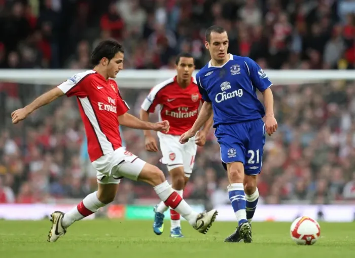 Framed Print : Osman vs Fabregas: Intense Rivalry at Emirates Stadium - Arsenal vs Everton, Premier League 2008 Framed Print : Osman vs Fabregas: Intense Rivalry at Emirates Stadium - Arsenal vs Everton, Premier League 2008