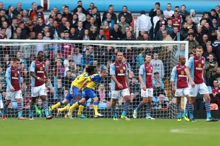 Framed Print : Osman's Double: Everton's Triumphant 2-0 Victory Over Aston Villa (Barclays Premier League, Villa Park, October 2013) Framed Print : Osman's Double: Everton's Triumphant 2-0 Victory Over Aston Villa (Barclays Premier League, Villa Park, October 2013)