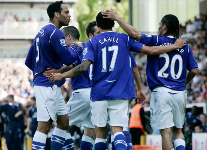 Framed Print : Osman's Historic Goal: Everton's Celebration at Craven Cottage (Fulham v Everton, Barclays Premier League, May 2009) Framed Print : Osman's Historic Goal: Everton's Celebration at Craven Cottage (Fulham v Everton, Barclays Premier League, May 2009)