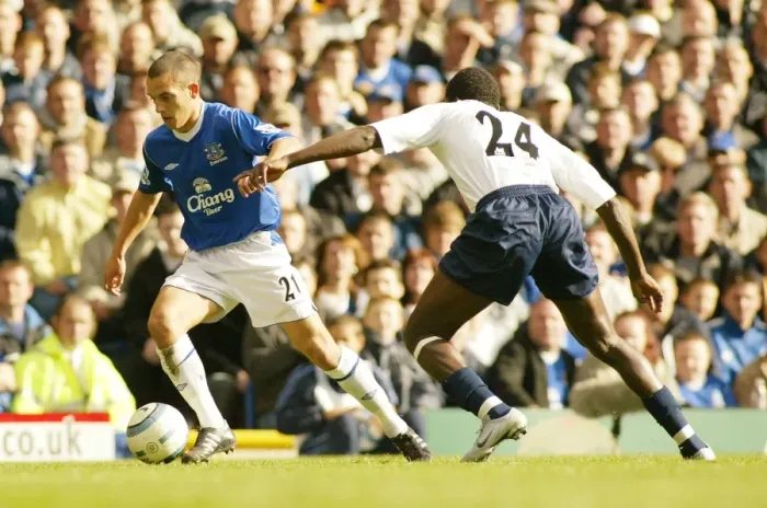Framed Print : Osman's Lone Goal: Everton's 1-0 Victory Over Tottenham, September 2004 (Barclays Premiership, Season 04-05)
