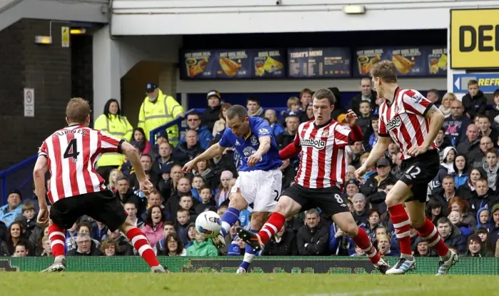 Framed Print : Osman's Triumph: Everton's 3-Goal Victory Over Sunderland in the Barclays Premier League (09.04.2012, Goodison Park) Framed Print : Osman's Triumph: Everton's 3-Goal Victory Over Sunderland in the Barclays Premier League (09.04.2012, Goodison Park)