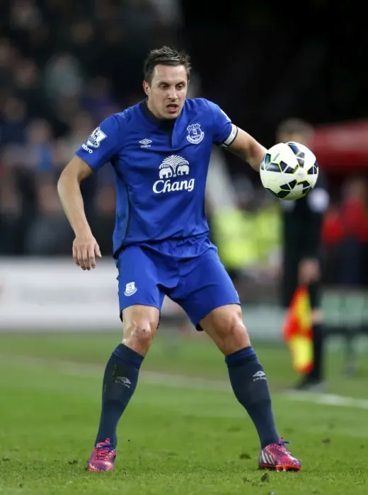 Framed Print : Phil Jagielka in Action: Everton vs Stoke City, Premier League - Britannia Stadium Framed Print : Phil Jagielka in Action: Everton vs Stoke City, Premier League - Britannia Stadium
