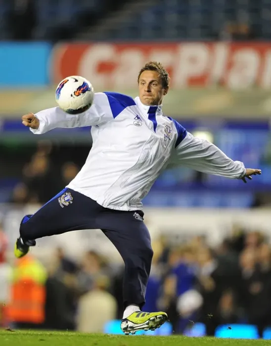 Framed Print : Phil Jagielka at Goodison Park: Everton vs. Arsenal (21 March 2012) Framed Print : Phil Jagielka at Goodison Park: Everton vs. Arsenal (21 March 2012)