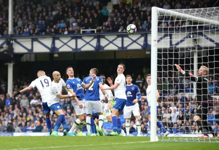 Framed Print : Phil Jagielka Scores Everton's Third Goal vs Leicester City (Premier League 2016-17, Everton v Leicester City, Goodison Park) Framed Print : Phil Jagielka Scores Everton's Third Goal vs Leicester City (Premier League 2016-17, Everton v Leicester City, Goodison Park)