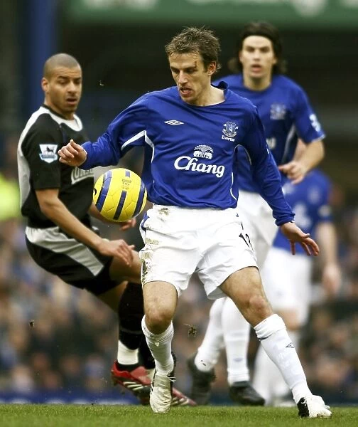 Phil Neville on the ball Mandatory Credit: Action Images  /  Jason Cairnduff Livepic