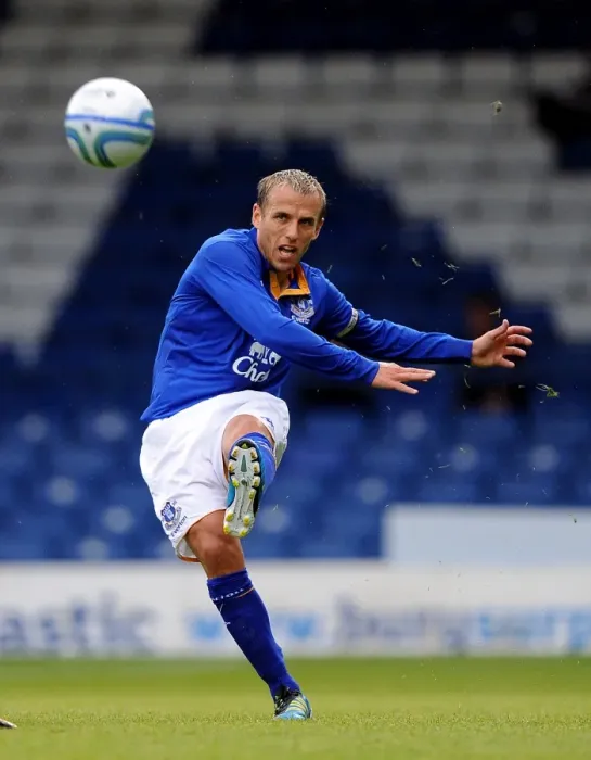 Framed Print : Phil Neville at Bury's Gigg Lane: Everton's 2011 Pre-Season Friendly Framed Print : Phil Neville at Bury's Gigg Lane: Everton's 2011 Pre-Season Friendly
