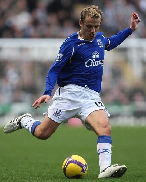 Phil Neville: Everton Footballer in Action, 2008-2009 Season